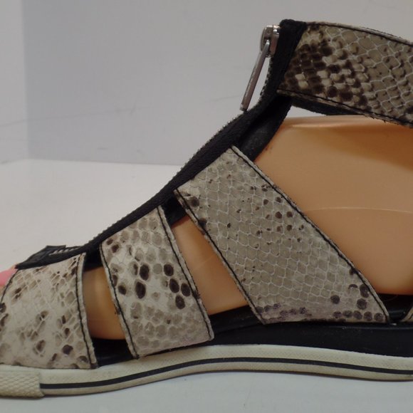 Marc Jacobs Sz 37.5 (7) Animal Print Zip Up Shoes - Picture 12 of 14